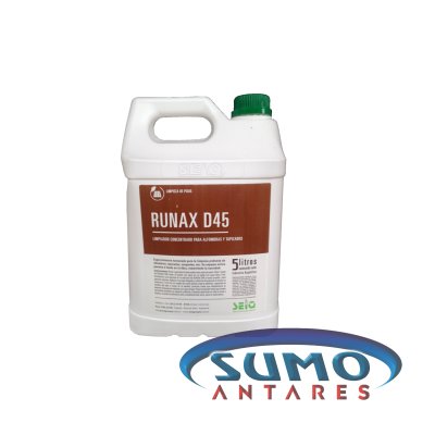 Runax D45 liquido limpiador de alfombras y tapizados Runnax D45 X 5L